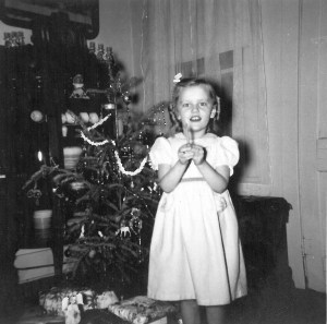 Christmas - Mim as child