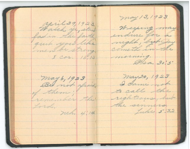 Moms Memorandum Book inside