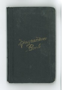 Mom's Memorandum Book from her teenage years