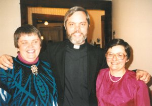 With our pastor Steve at our Blessing Ceremony, January 24, 1989.