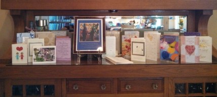 Wedding Cards on Buffet
