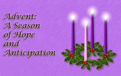 Advent Wreath w HOPE text