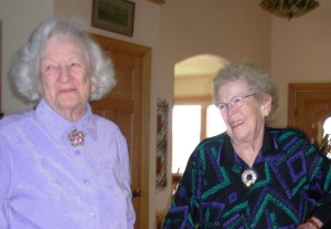 Patti and Edith laughing 2