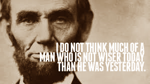 Abraham Lincoln - wiser - brown