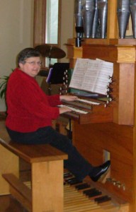 Marian at Messiah organ 4