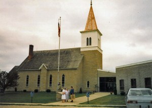 Mim - Selma outside church 125th adj