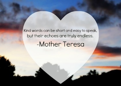 Kindness - Mother Teresa quote 2