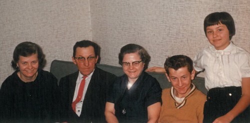 My family - everyone I bought Christmas presents for when I was a kid.