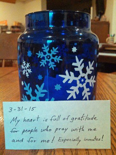 Gratitude Jar w note 4