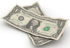 2 one-dollar bills 2 cropped