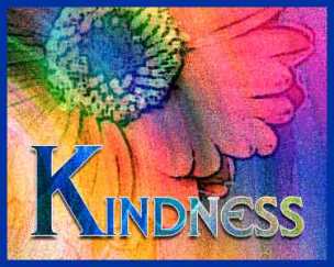 Kindness - colorful flower