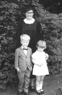 Marian college graduation w Steve and Cindy