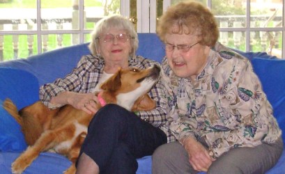 Abbey-Doris-Mary in Sun Room